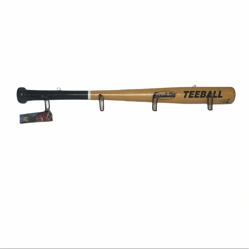 Authentic Repurposed Wooden Tee ⚾️Bat Wall Hanger